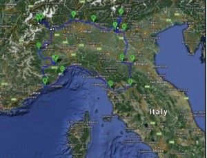 Motorcycle tours in Italy - Six regions route